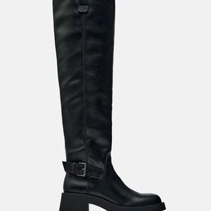 Black Knee-High ZARA Boots
